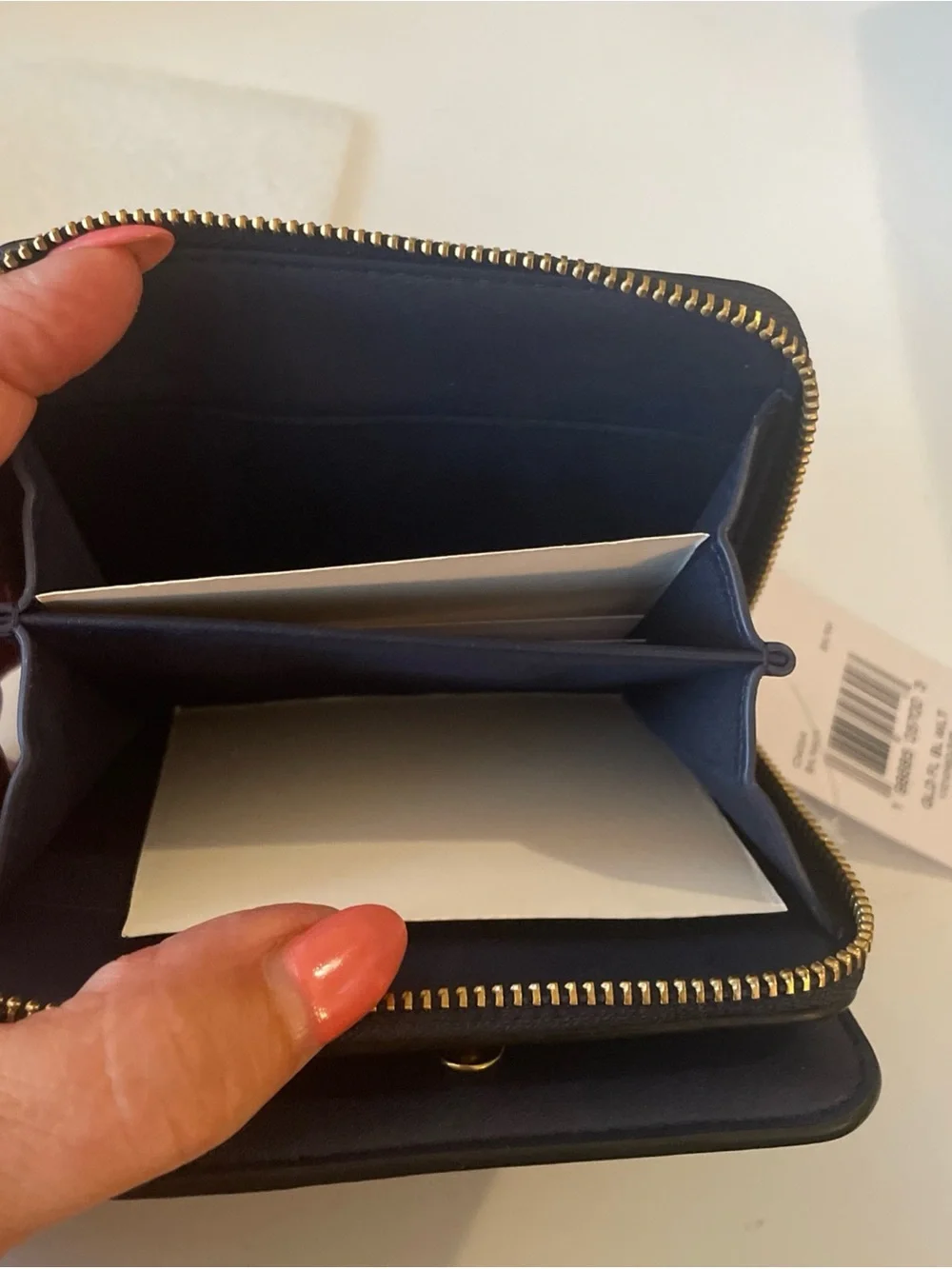 Coach compact zip